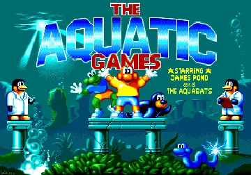 Aquatic Games Starring James Pond and the Aquabats, The (USA, Europe) screen shot title